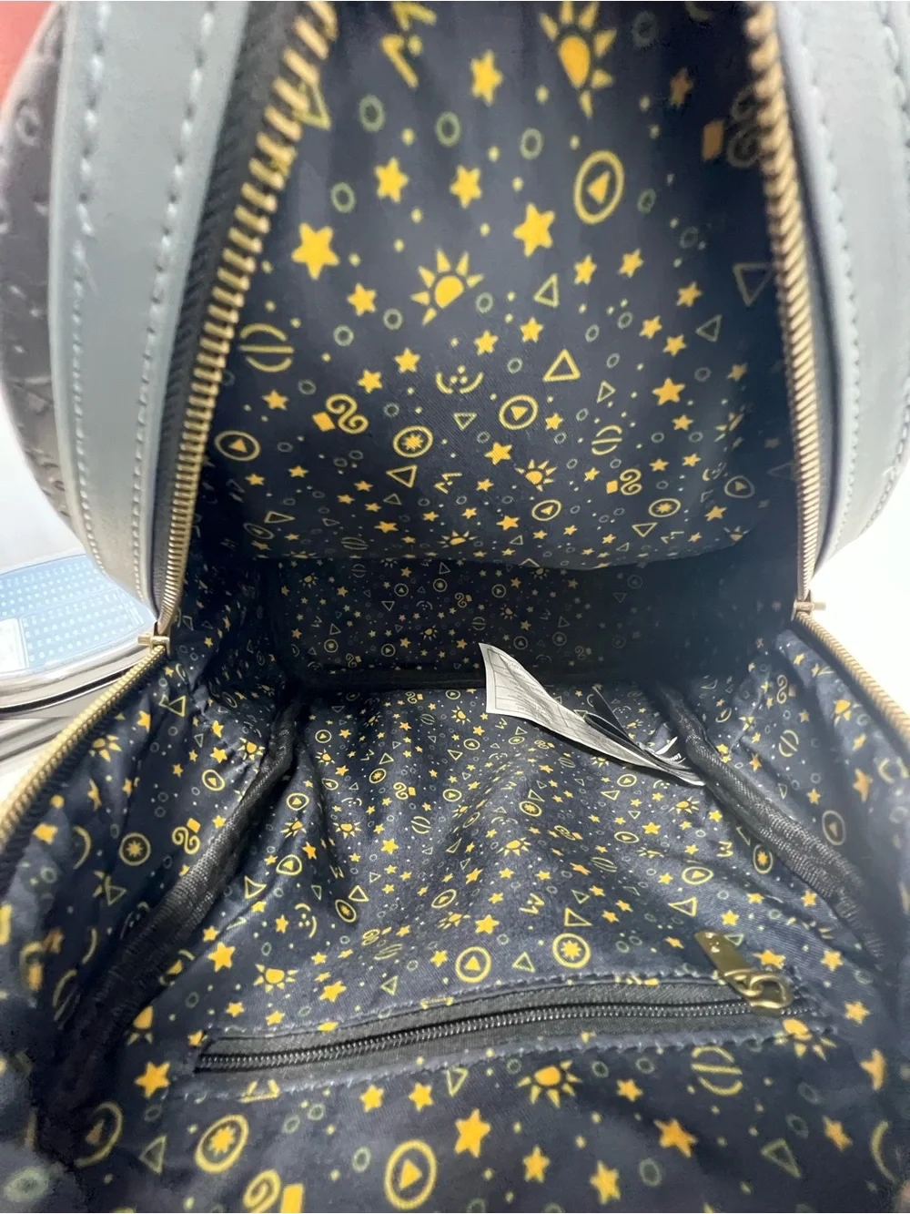 Loungefly Hocus Pocus Chibi Small Backpack - Black/Grey with Gold Accents
